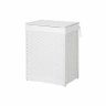 Laundry basket, white