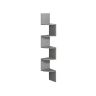 Hanging shelf 20x20x126cm., gray