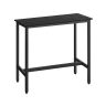 Bar table 40x100x90cm., black