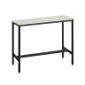 Bar table 40x120x90cm., white/black