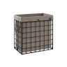 Laundry basket 110L., black/dark gray