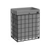 Laundry basket, dark gray