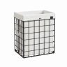 Laundry basket, white