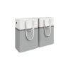 Set of 2 laundry baskets 75L., assorted colors