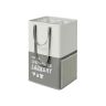 Laundry basket with 2 compartments in dark gray