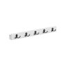 Wall hanger 4.8x70x7cm., white/black