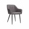 Dining chair/armchair, gray