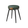 Bar stool set 48x48x48.2cm., green/black