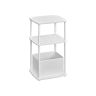 Coffee table 30x34x58cm., white