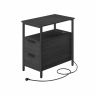 Side table 60x35x61cm., black