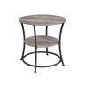 Coffee table 55x55cm., black/gray