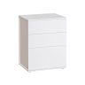 Side table 35x45x58.7cm., white