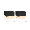Set of 2 hanging bedside tables 35x40x18cm, black