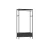 Wieszak na ubrania 40x90x180cm, czarny