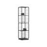 Shelf 43x43x158cm., black