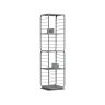 Shelf 43x43x158cm., gray