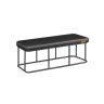 Puf 40x120x45cm., czarny