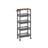 Kitchen shelf 22x45.4x99.6cm., black/brown