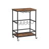 Kitchen trolley, brown/black