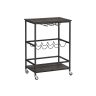 Wine rack 40x60x82cm., black