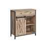 Kitchen cabinet 30x70x80cm., light brown/black