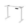 Electric height-adjustable table frame 60x175x115cm., white