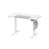 Electric height-adjustable desk 60x120x120cm., white/gray