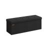 Hallway bench 38x110x38cm., black