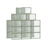Pudełka na buty 12 szt. 33,5x23,2x14,3cm., zielone