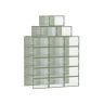 Pudełka na buty 18 szt. 33,5x23,2x14,3cm., zielone