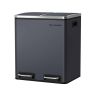 Metal trash can 30 liters
