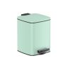 Trash can 6L., mint color