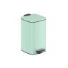 Trash can 8L., mint color