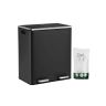 Trash can 60 liters (2 x 30 L) black