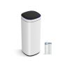 Trash can with motion sensor 50L., white/black