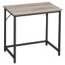 Desk 50x80x76cm., light brown/black
