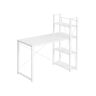 Desk with shelves 56x120x120cm., white