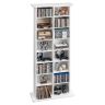 Szafka na media VEVOR KLDS-11, 8 półek, 55,9 × 22,2 × 129,5 cm
