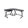 Modern corner table 150x138x75cm., black