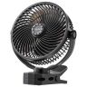 Portable fan VEVOR Lok-M8AG, with clip, Black, 26 × 30.5 × 11.2 cm