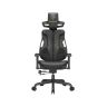 Gaming chair 68x68x145cm., black