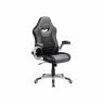 Fotel biurowy OBG63BG, czarno-szary