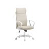Office chair 64x64x120cm., beige/white
