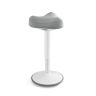 Bar stool 36x83cm., white/gray