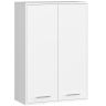 Szafka łazienkowa wisząca FIN H934 W64 2D, 2 drzwi, biała, 64 × 94 × 30 cm