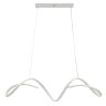Lampa wisząca LED UTER, biała, 80 × 120 × 20 cm
