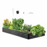 Podwyższona grządka VEVOR GM61010-240X120X28CM, szara, 240 × 120 × 290 mm