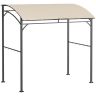 Altana grillowa Outsunny 215x150x220cm, beżowo-czarna