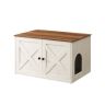 Cat house 80x53x50cm., beige/brown