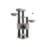 Cat scratching post 72x126x160cm., black/gray